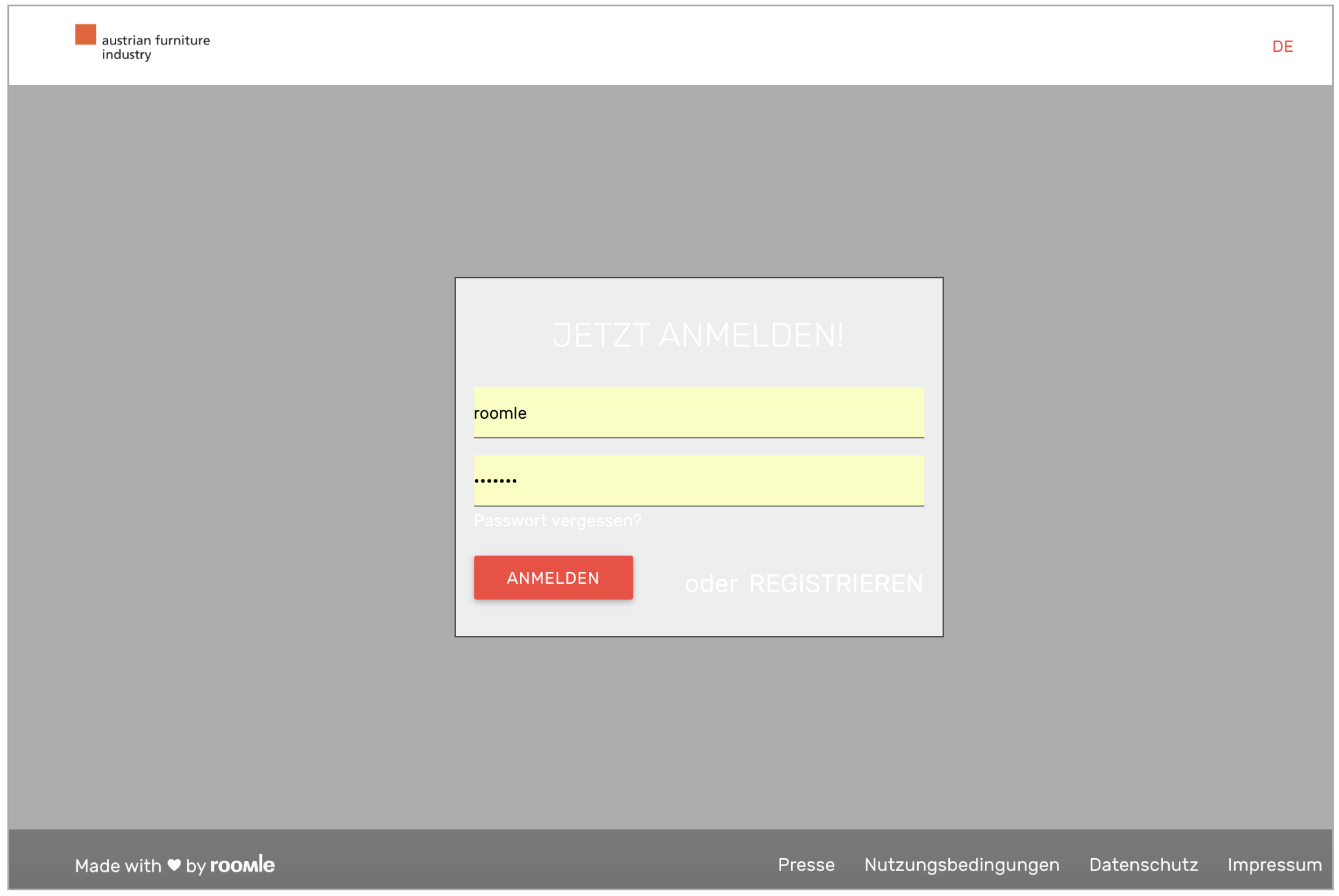 Roomle White-Label Floorplanner for Web-Branding option