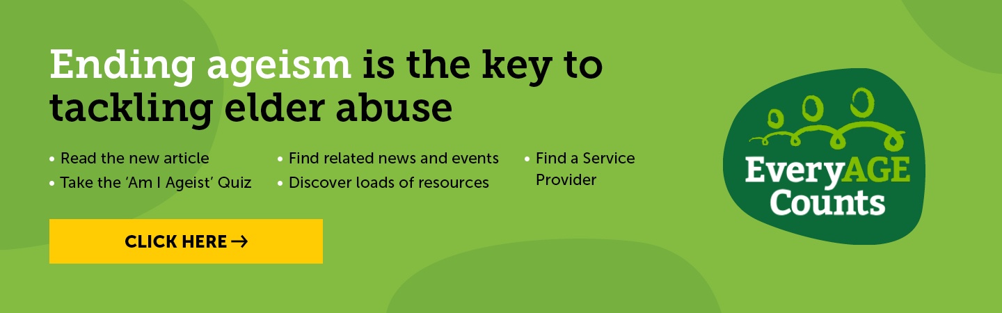 Ending ageism banner