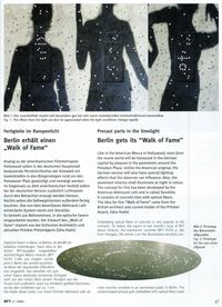 Berlin "Walk of Fame" collaboration with Zaha Hadid featured in BFT German Magazine