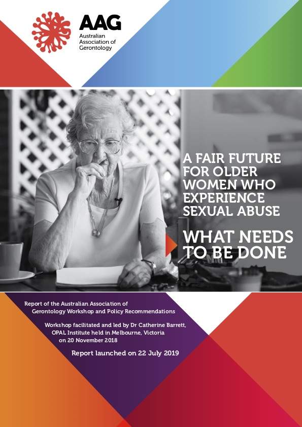 A Fair Future for Older Women Who Experience Sexual Abuse Report Cover