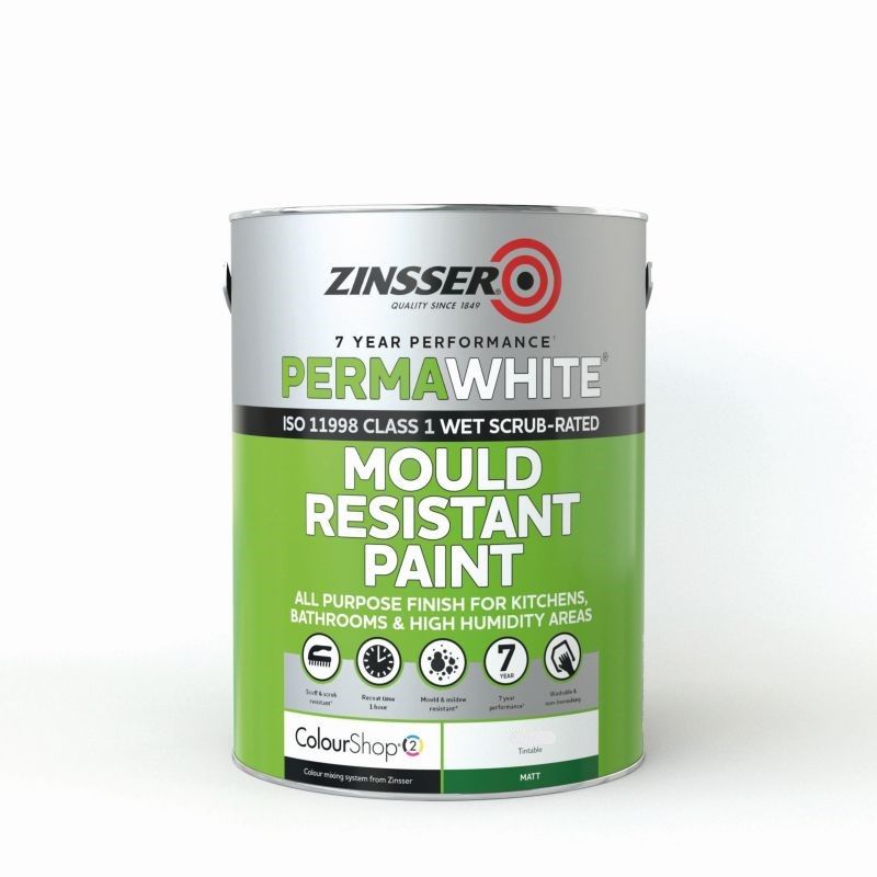 Zinnser Perma-White Anti Mould Paint - Colour Match