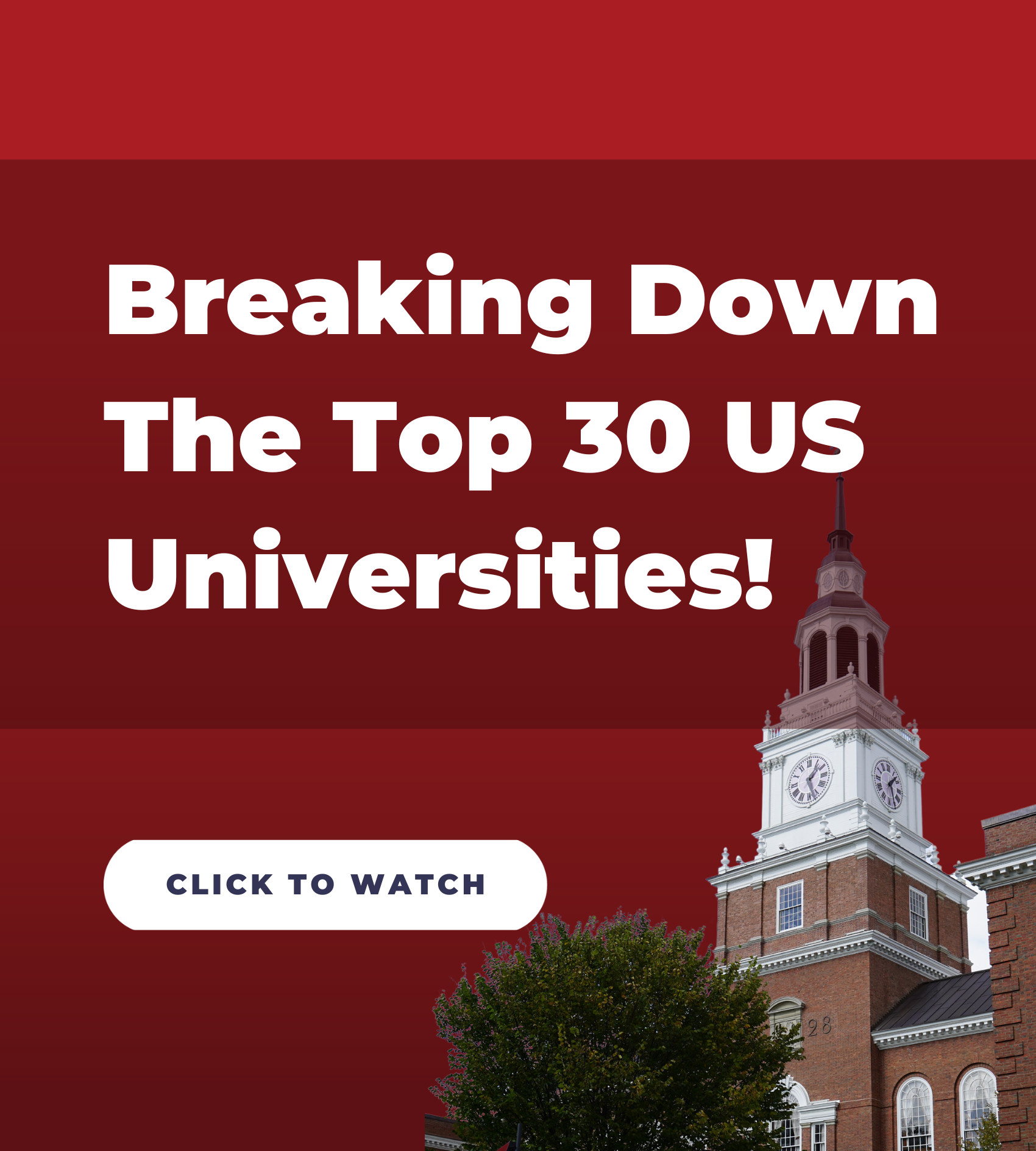 Breaking Down The Top 30 US Universities