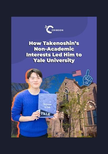 Takenoshin's journey from Japan to Yale