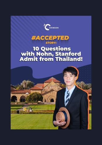 Nohn's journey from Thailand to Stanford