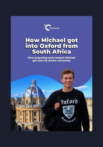 Michael's journey from South Africa to Oxford