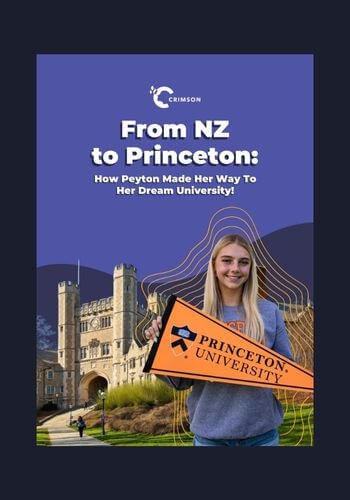 Peyton's journey from New Zealand to Princeton