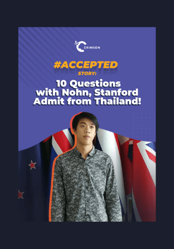 Nohn's journey from Thailand to Stanford