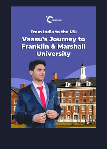 Vaasu’s Journey to Franklin & Marshall University