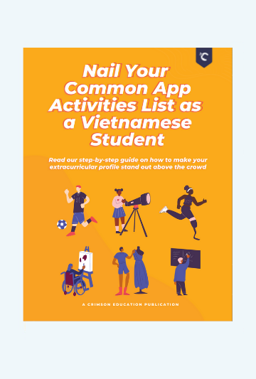Nail your common app activities lists as a Vietnamese student