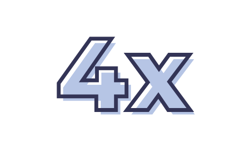 4x