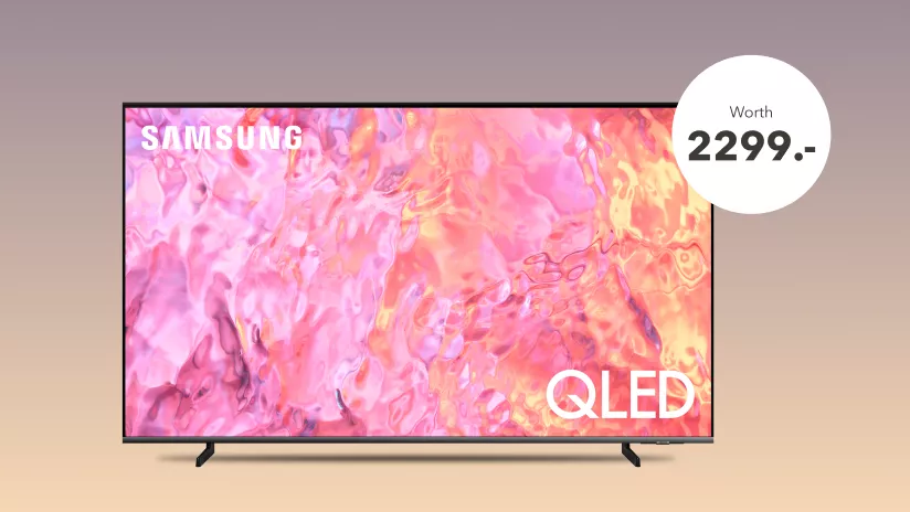 Samsung TV included as a gift!
