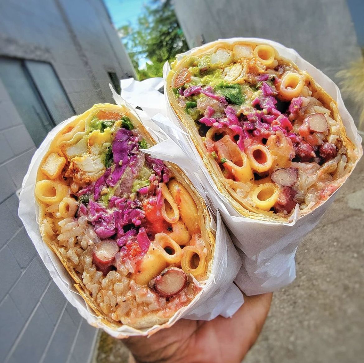 The Culver City Burrito, a Special from Nacheaux via Instagram (@nacheauxpdx)