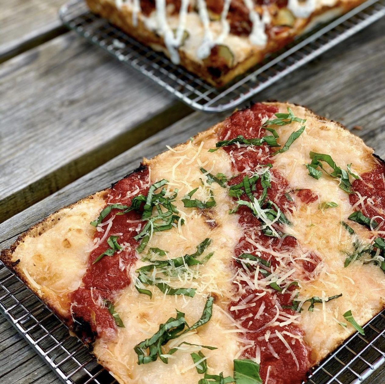Classic Cheese Pizza by Boxcar Pizza via Instagram (@BoxcarPizza)