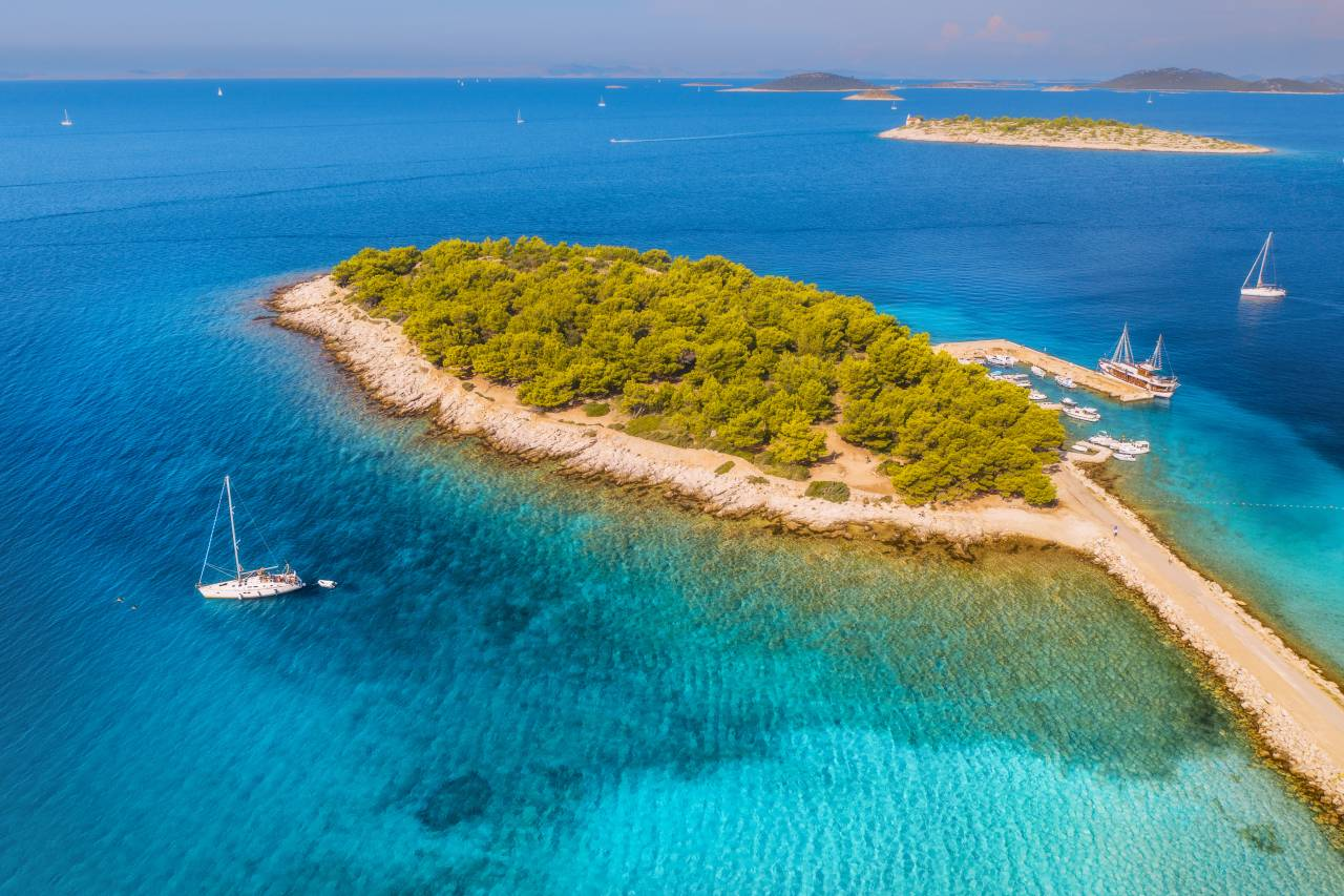 Ostrov v Chorvatsku