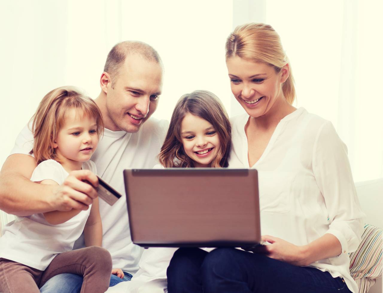 Rodiče a děti - počítač, kreditka