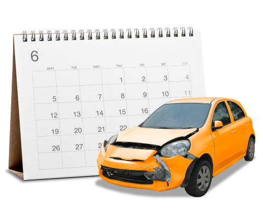 oranžové-nabourané-auto-kalendář