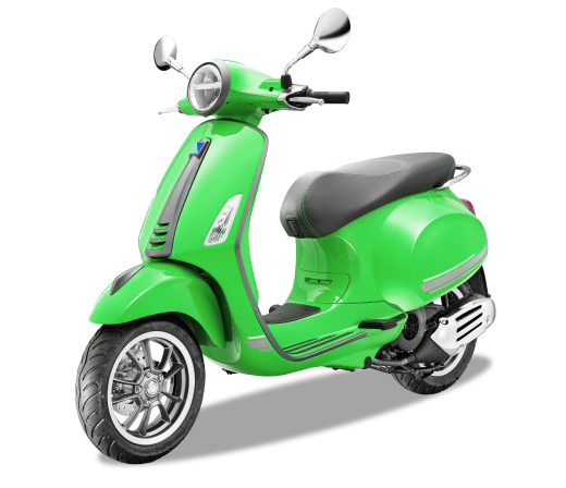zeleny-moped