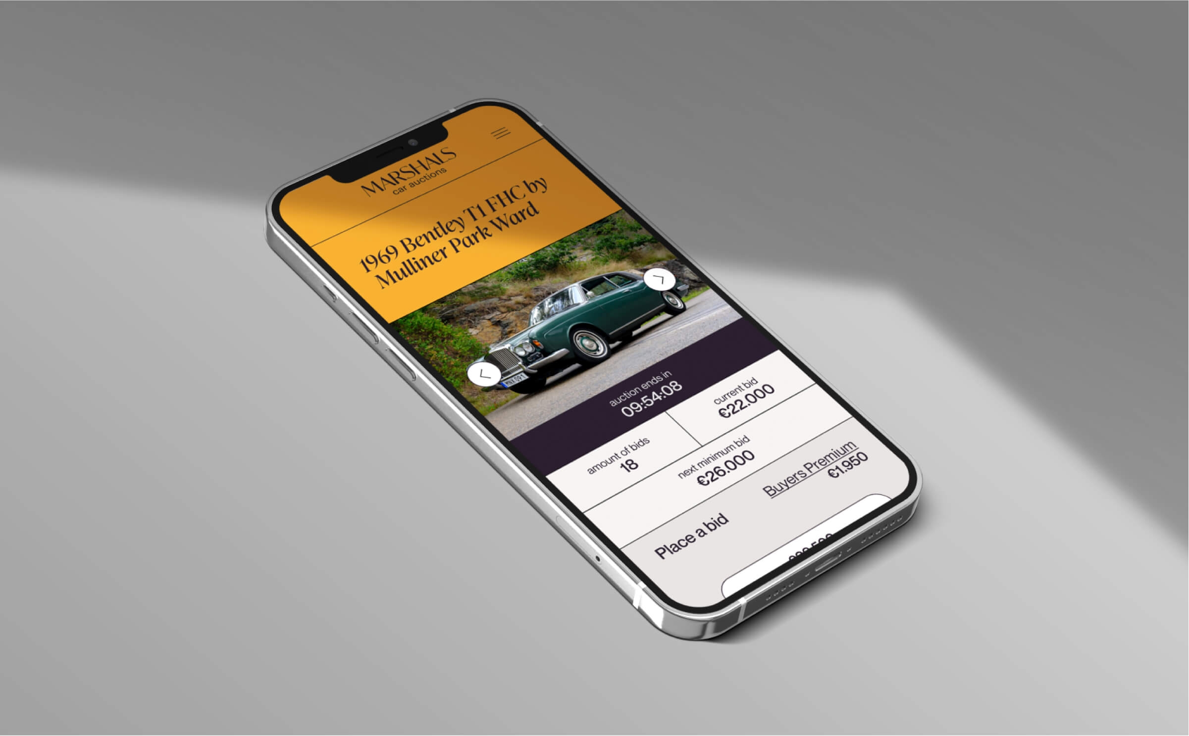 iPhone Website View Stuurmen Marshals