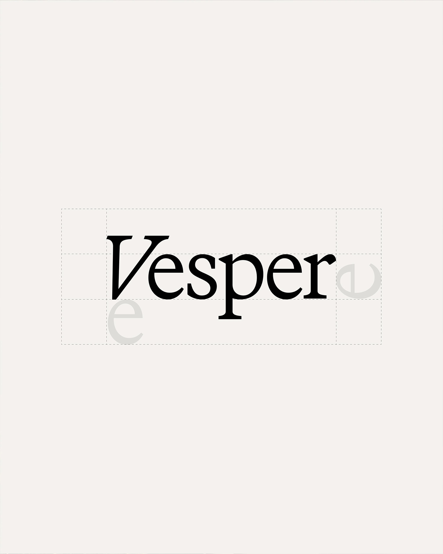 Logo creation of Vesper made by Stuurmen Branding Agency