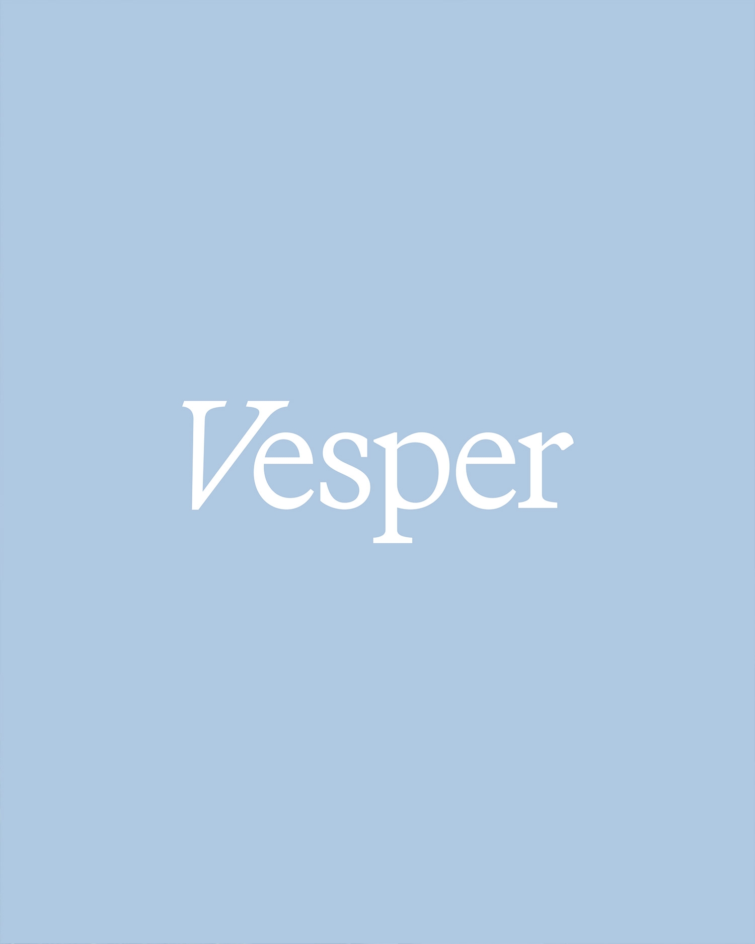 Logo of Vesper made by Stuurmen Branding Agency