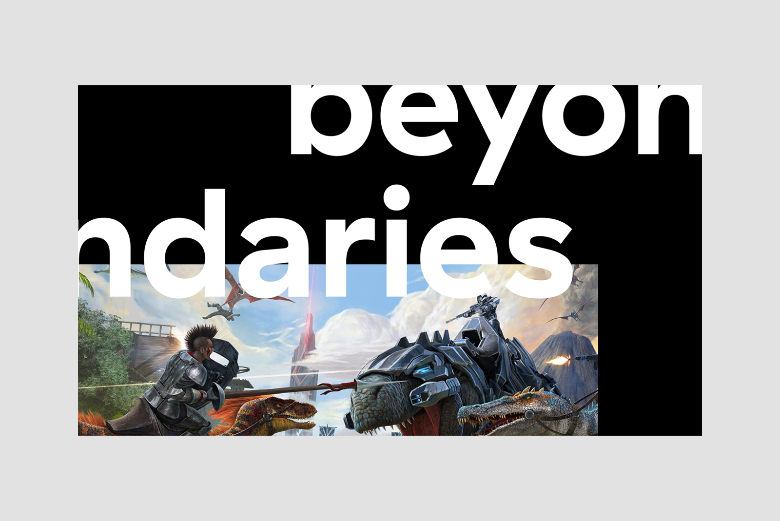 De homepage view wanneer je op de website beland