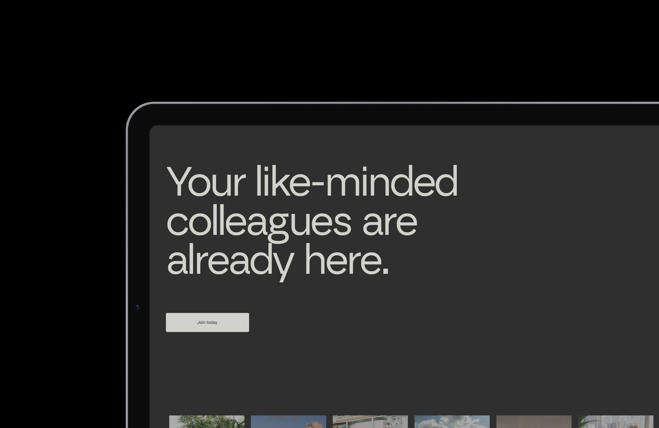 Design van de Call to Action op de website