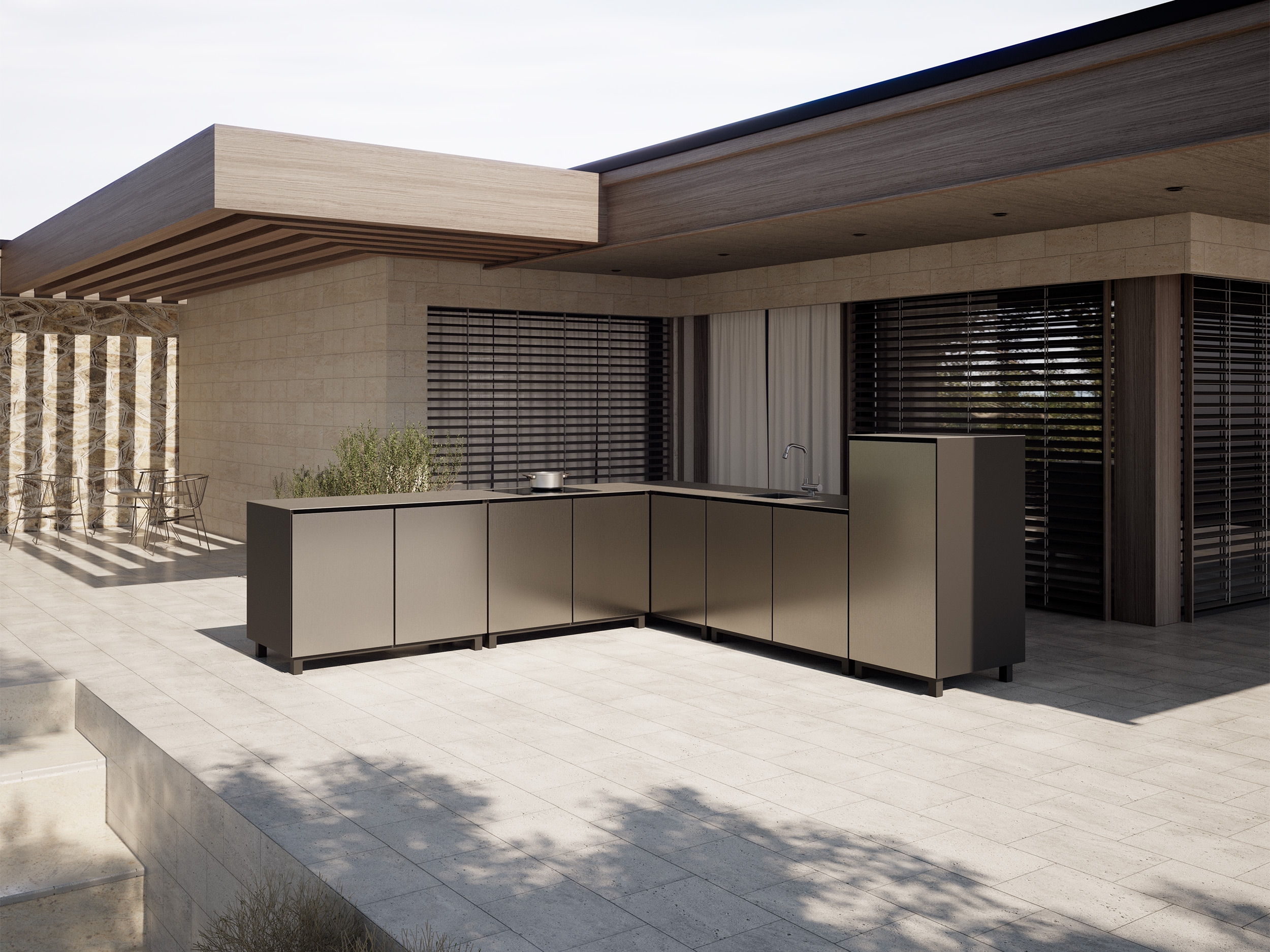 Photo of outdoor Kitchen from Vesper