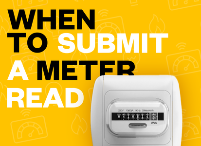 When to submit a meter read