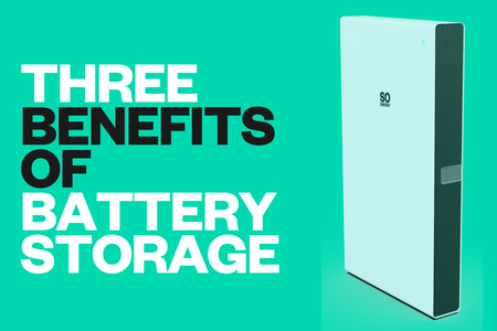 Three benefits of battery storage