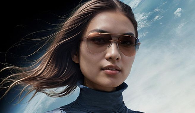 Top 76+ woman wearing aviator sunglasses latest