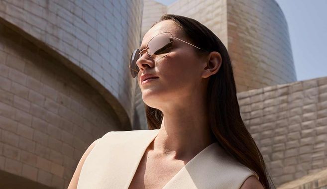 Female Model wearing Adara, Color 3530