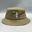 Khaki Fly Bucket Hat front with spoon design