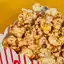 Close up image of popcorn with Mala Spice Mix on top
