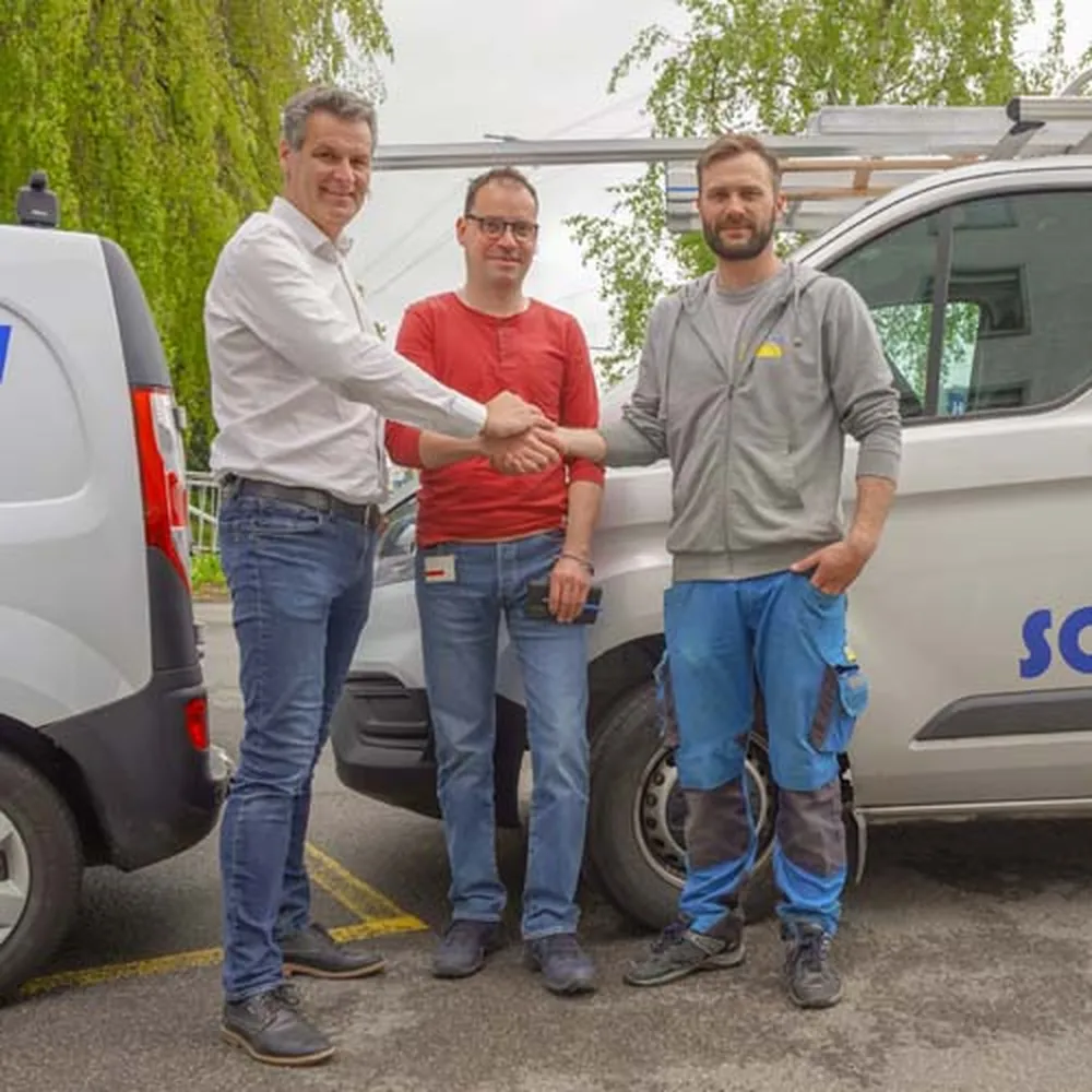 Service-Dienste für Solarkollektorsysteme von Schweizer