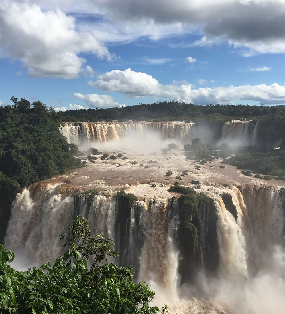 view of iguazu falls