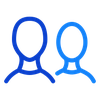 Two persons vector image