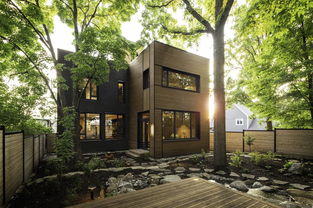Ottawa's First CLT Home Was Designed Around Its Trees