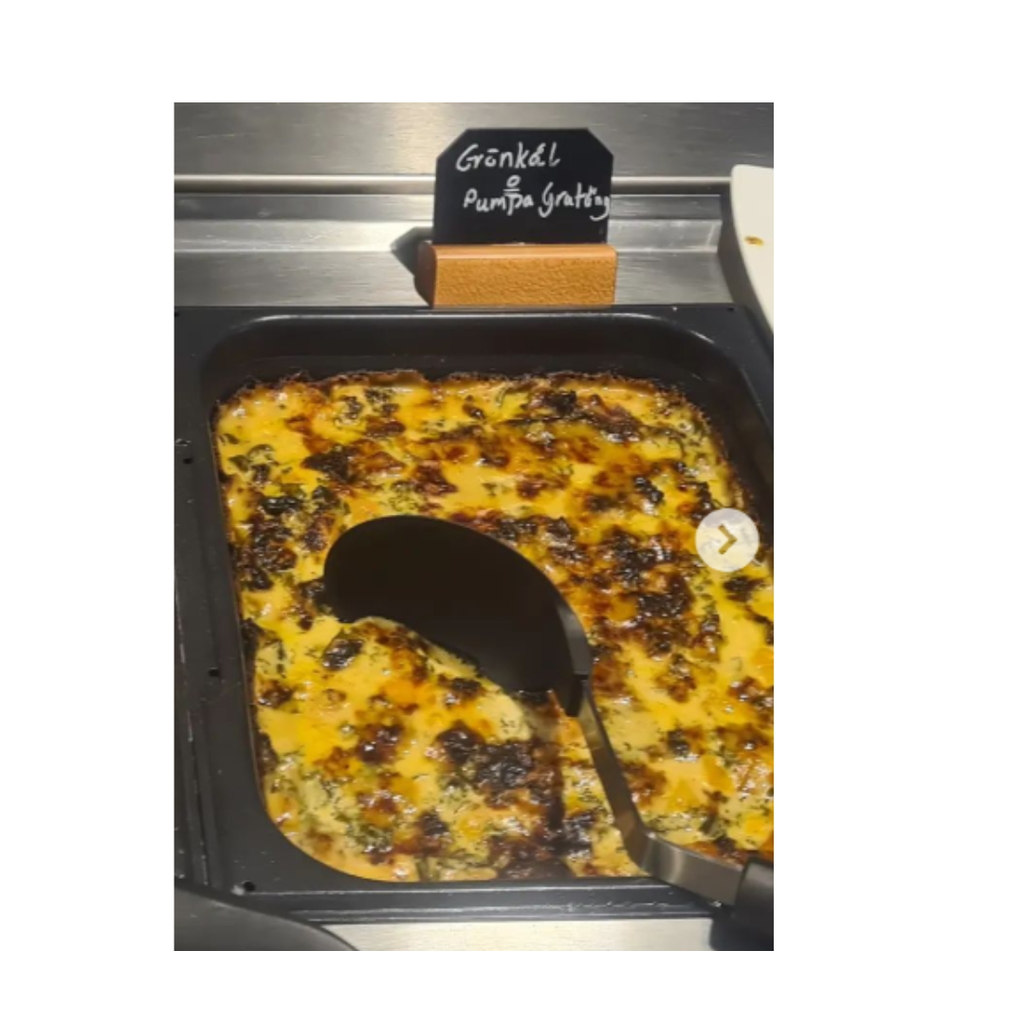 Grönkål och pumpagratäng