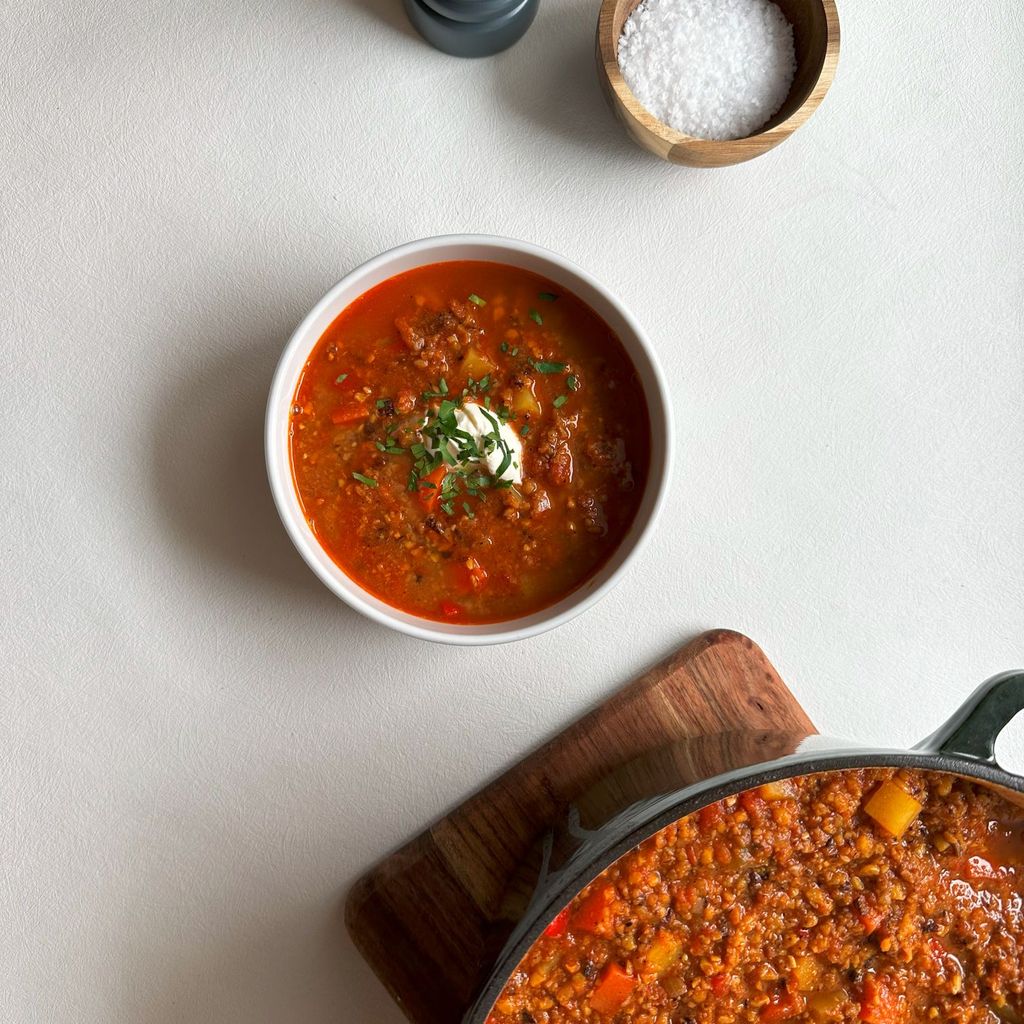 Gulasch på svenskodlad vegofärs