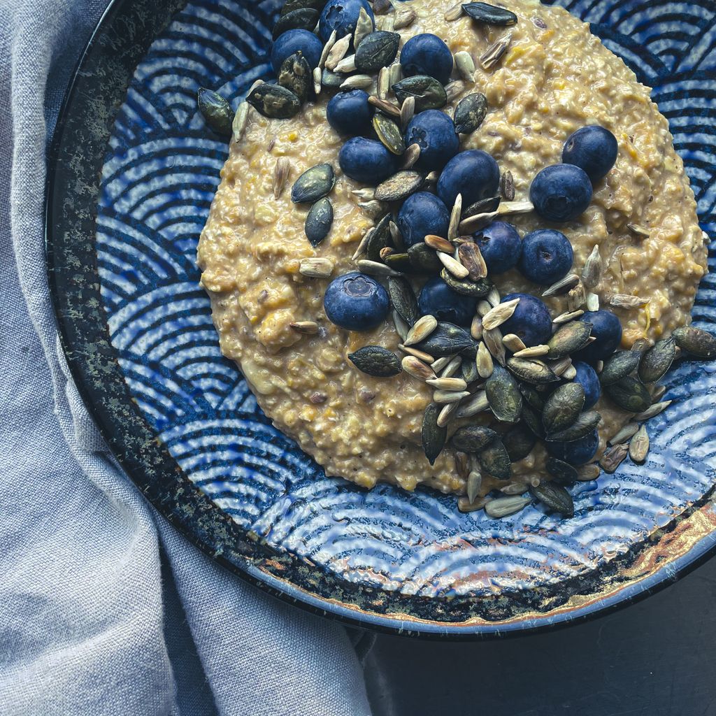 Overnight Oats med sötpotatis