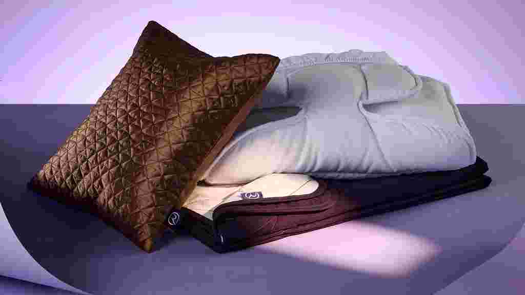 Riyadh Air bespoke onboard bedding  by John Horsfall