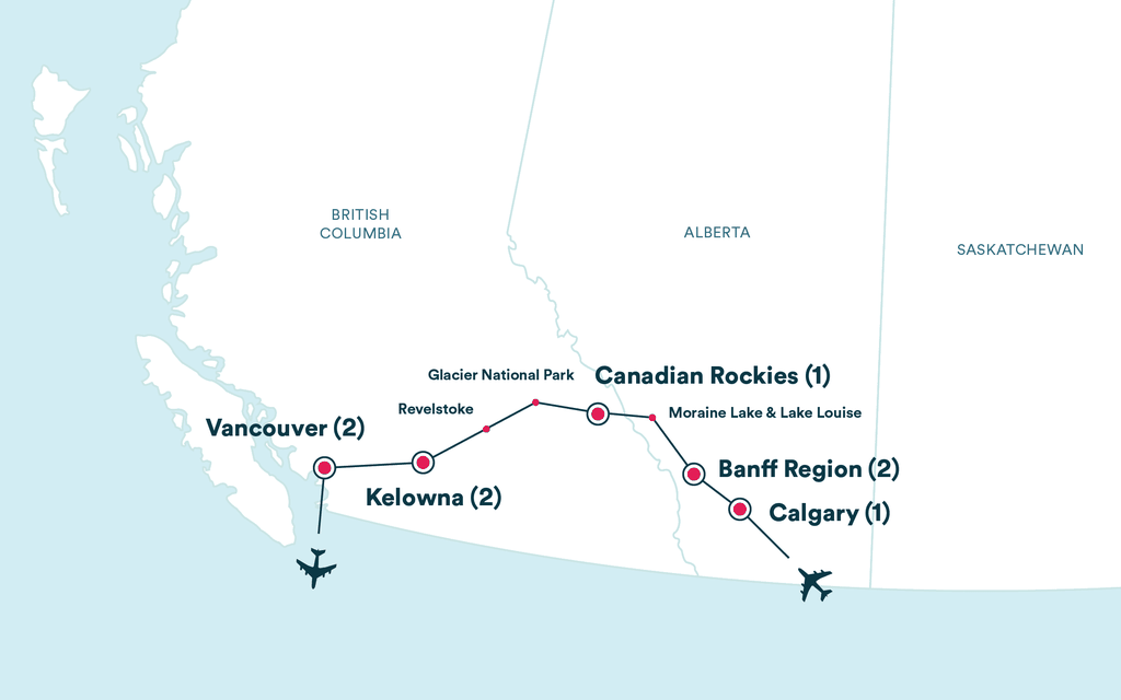 Canada Banff to Vancouver