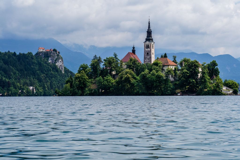 The monastery at Lake Bled