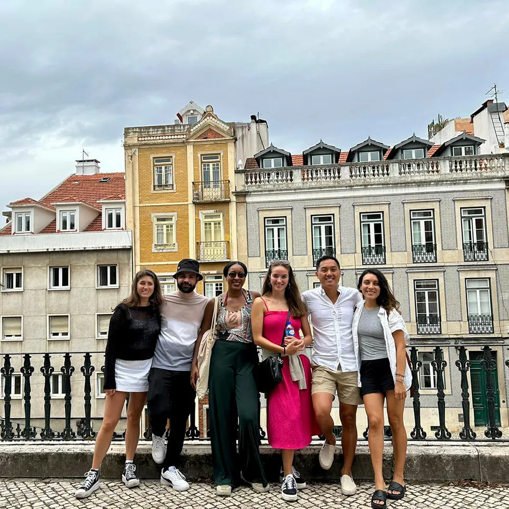 Gruppenfoto Lissabon