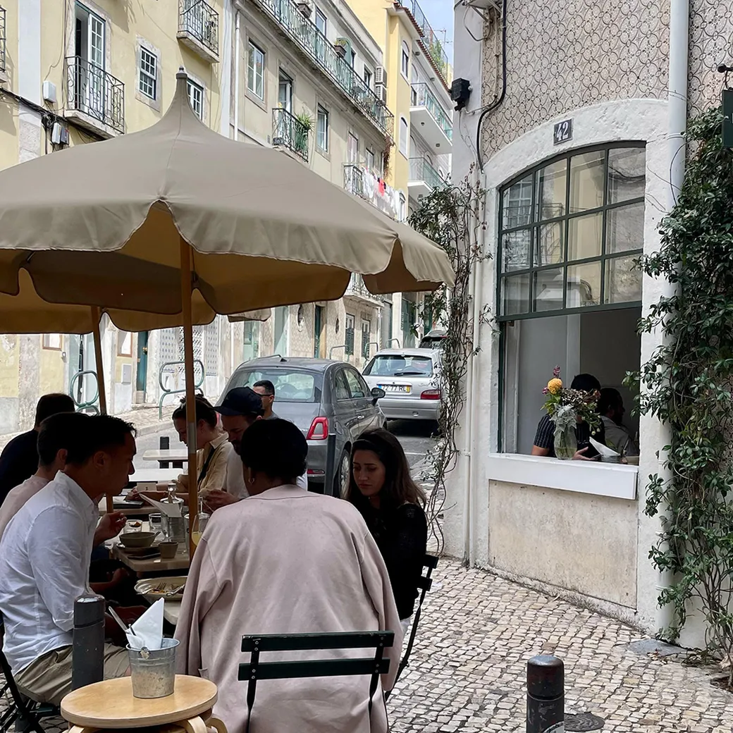 Café in Lissabon