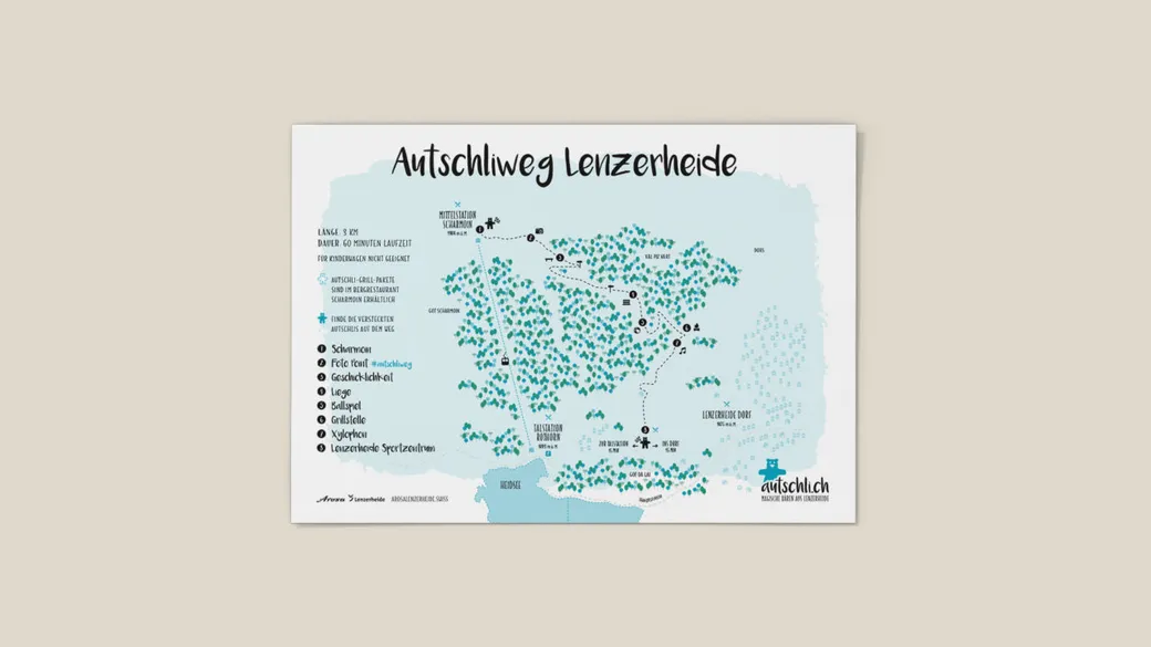 Autschliweg Karte