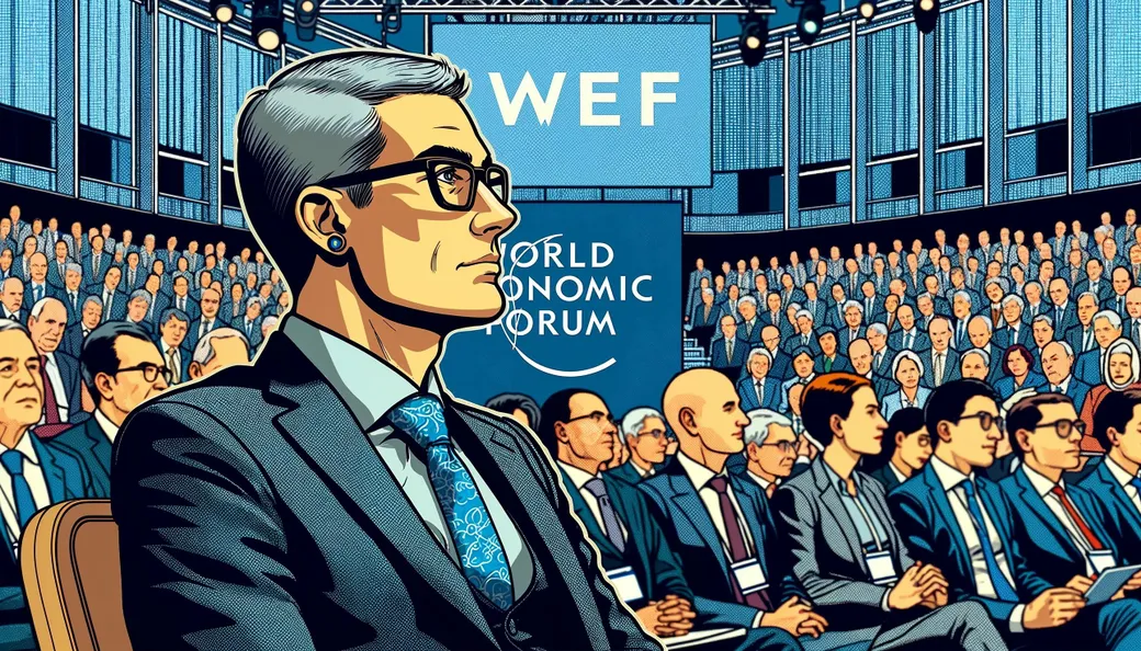 KI Bild Seppo Caluori WEF Word Economic Forum