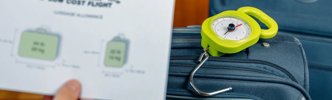 váha a rozměr zavazadla