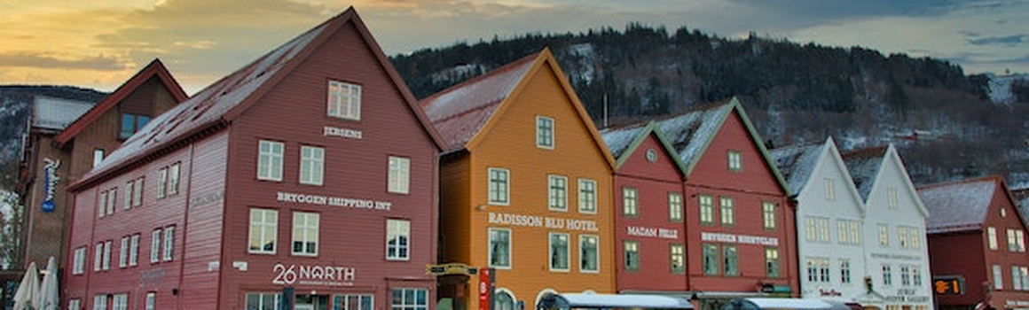 Domy v meste Bergen