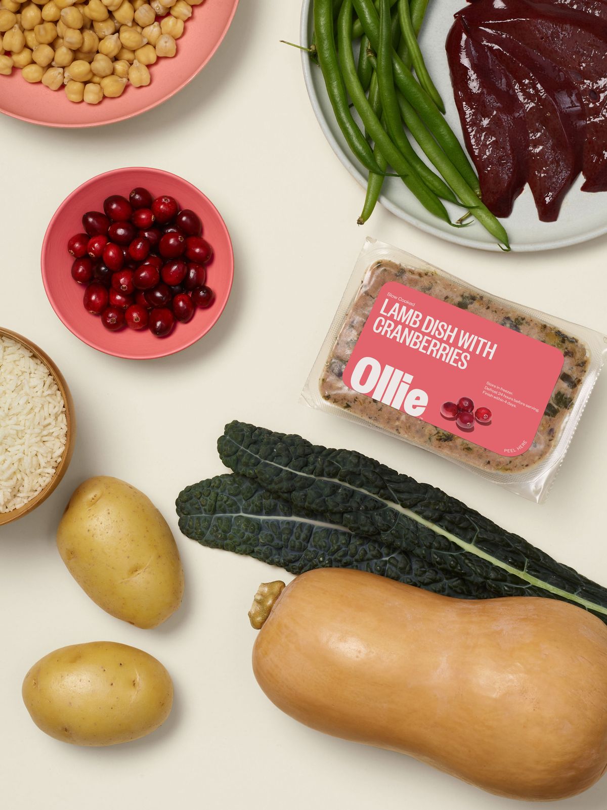 Fresh Lamb Dog Food with Limited Ingredients Ollie